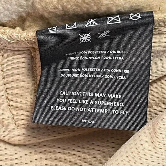 NOBULL/women’s NWT  Tan Sleeveless Hoodie Pullover Vest, size XS - Picture 7 of 7